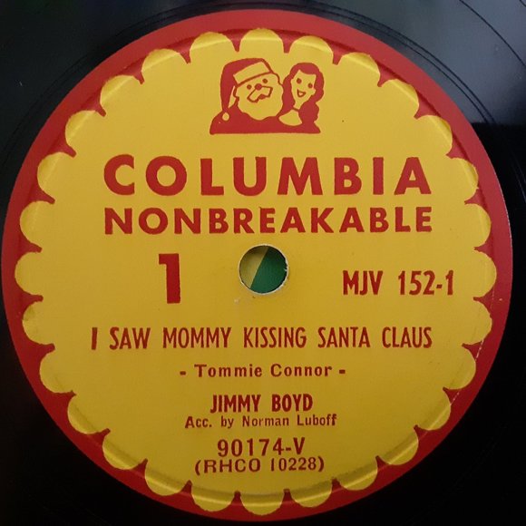 Original Classic In Sleeve - Jimmy Boyd - I Saw Mommy Kissing Santa Claus - 1952 - Picture 3 of 4